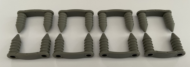 Mk1 & Mk2 Escort Engine Bay Loom Clips Grey